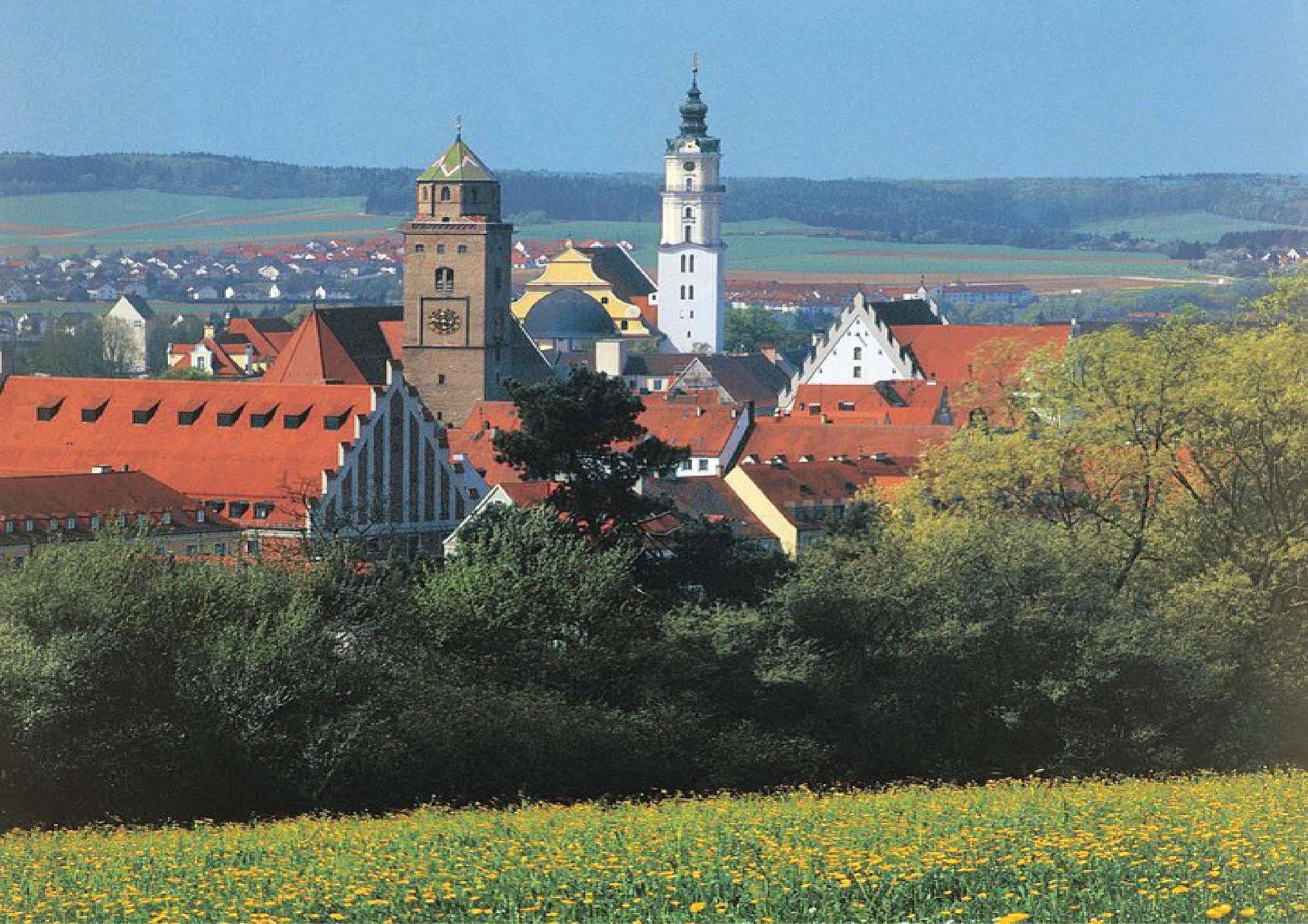 Aparthotel Donaustern Asbach-Baumenheim ภายนอก รูปภาพ